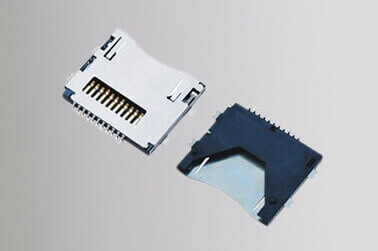 Push MINI SD Card Slot Holder Connector, Micro Sim Card Connector 11Pin SMT