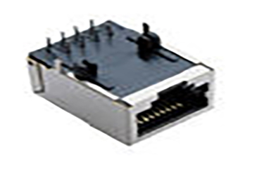  RJ45 with Transformer Base - t 90 Degree Magnetic 10P8C Side Enter with Shield