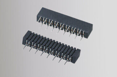 FPC 180° DIP non-ZIF dual contact connector - Left Foo-1.25mm