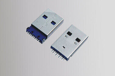 USB A / M 90 Degree Sinking Board Style USB Female Connector