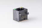 Full Plastic RJ11 RJ45 Jack With LED TAB UP 8P8C Single Port Without Transformers