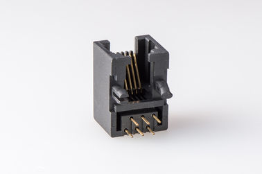 6P6C / 6P4C / 6P2C / RJ11 RJ45 Jack, Telephone Modular Jack Full Plastic Single Port Female Network