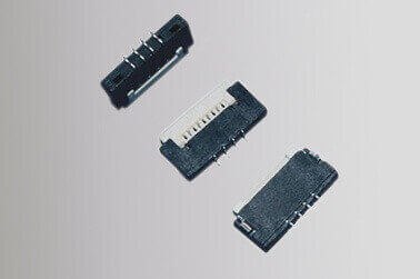 FPC Connector 1.0 mm Pitch 4 Pins H 1.5mm Up Contact ZIF Type Soldering
