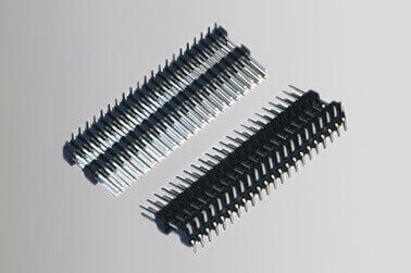 2.54MM Pitch Female Pin Headers Connector, 40 Pin Header DIP Dual 90 Degree For PCB